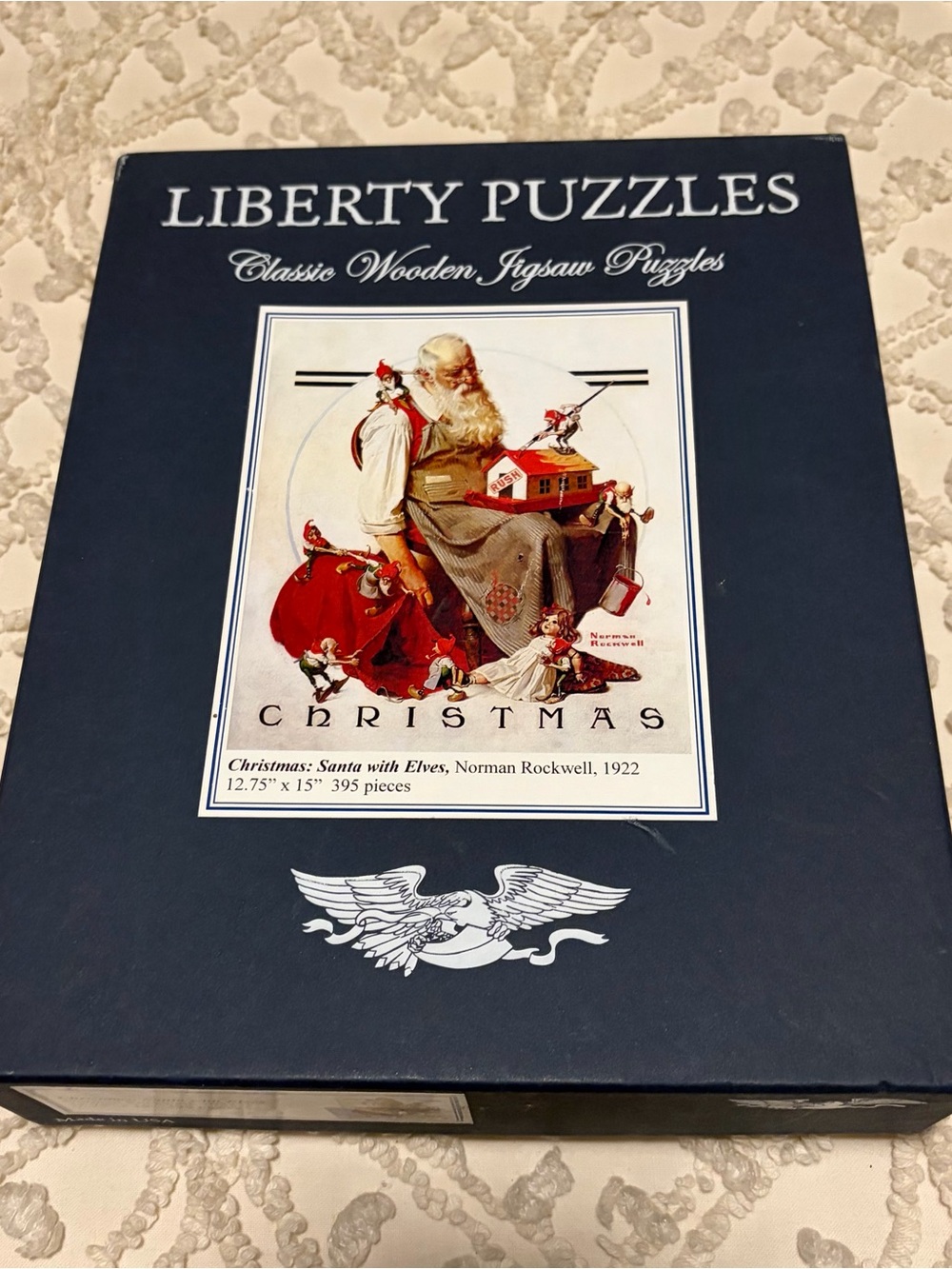 Liberty Puzzle-Christmas:Santa with Elves